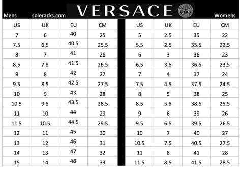 versace jeans size guide men